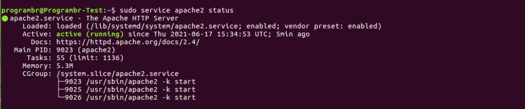 Apache-Webserver-Status