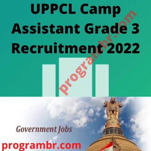 UPPCL Camp Assistant Grade 3 Recruitment 2022
