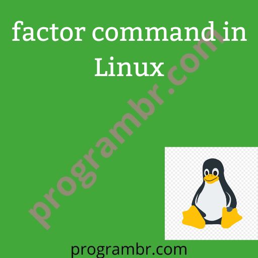 factor command in linux