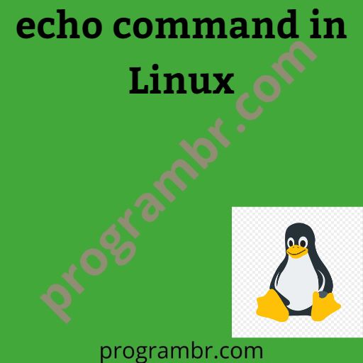 echo command in Linux