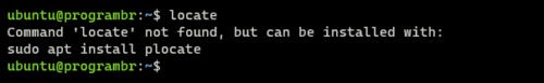 locate command in linux