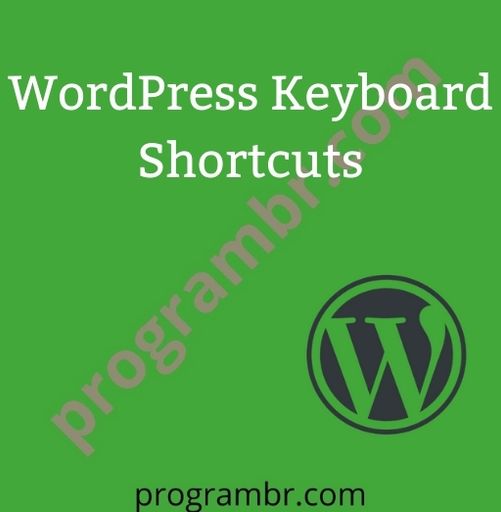 WordPress Keyboard Shortcuts