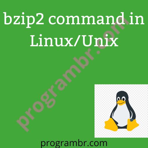 bzip2 command in Linux