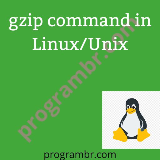 gzip command in Linux/Unix