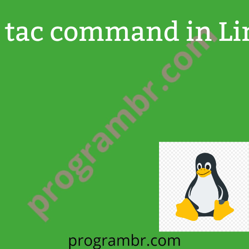tac command in Linux